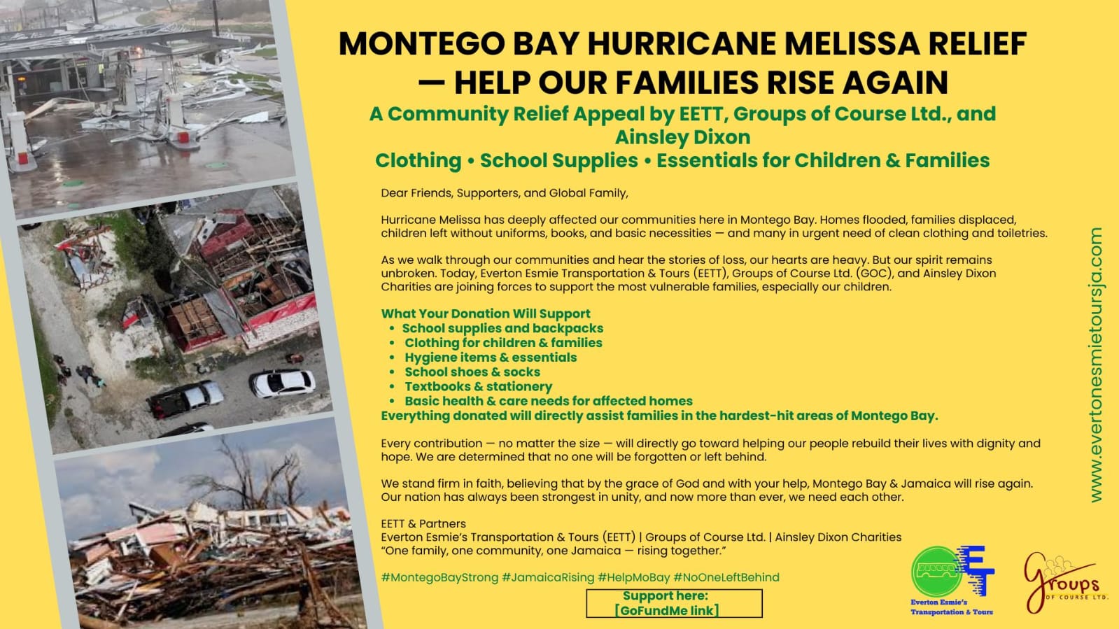 Hurricane Relief Support Image 01 - EETT