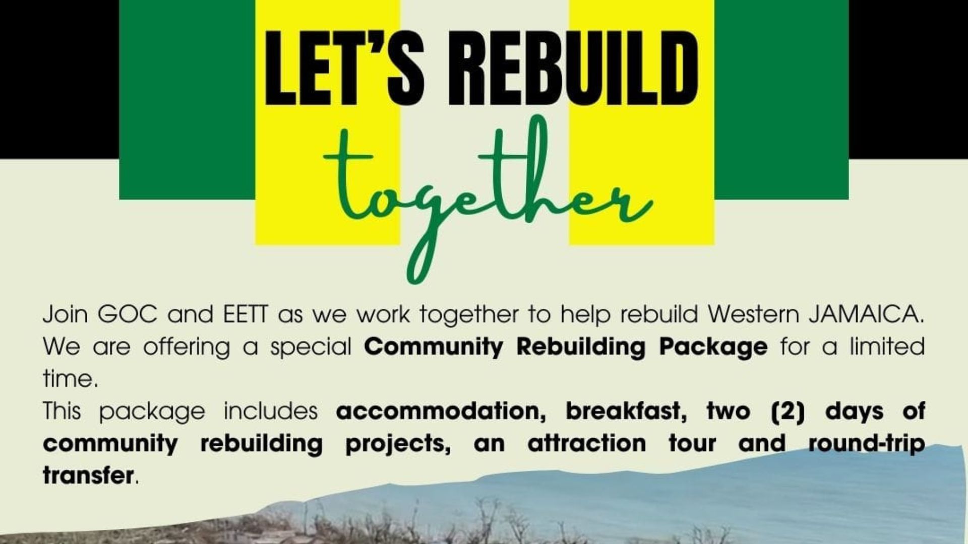 Community Rebuilding Experience - Everton Esmie's Transportation and Tours